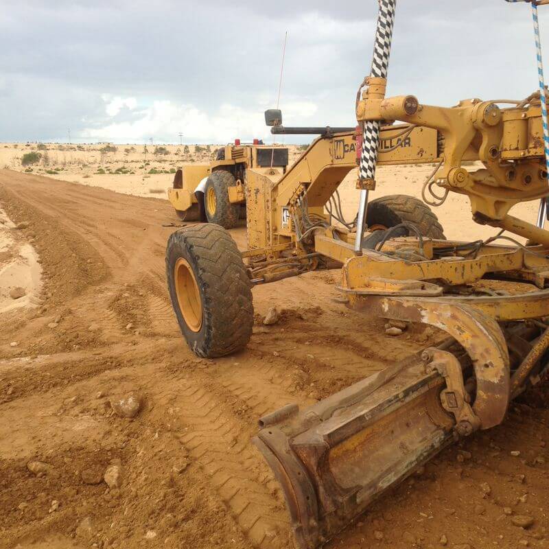 Heraa constructions Reclamation of six thousand acres in the city of Bir al-Abd project